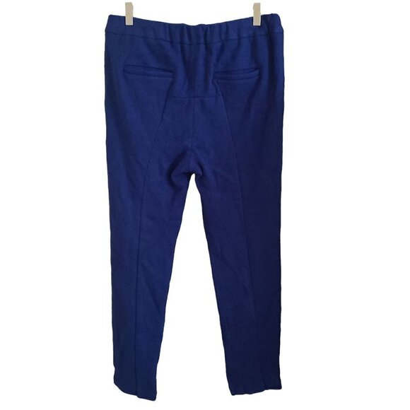 Broadway and Broome Drawstring Knit Pants Casual Flat Front Blue Womens 6 - Picture 7 of 14